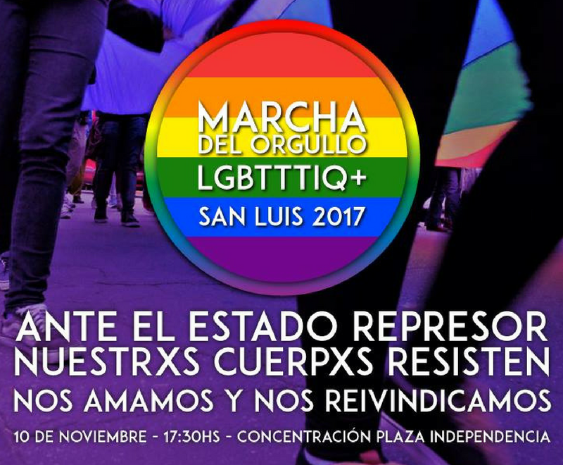 Comunicado de prensa Marcha del Orgullo LGBTTTIQ+ San Luis 2017
