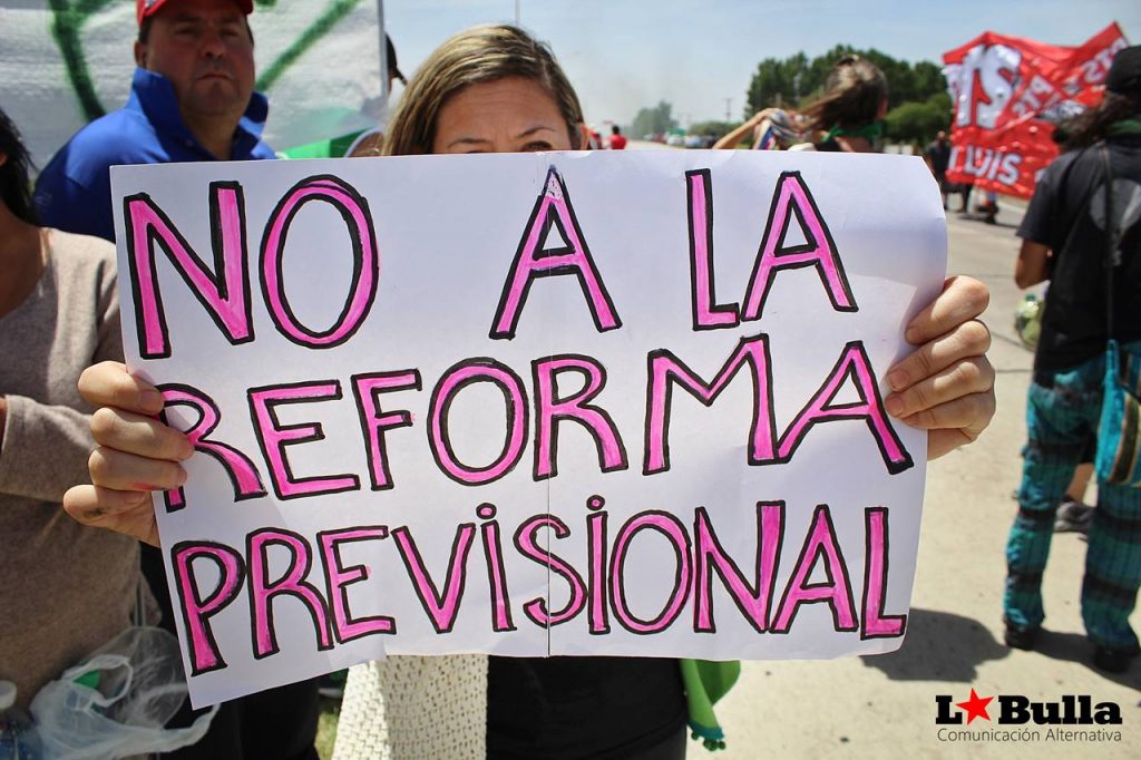 San Luis: Jornada nacional de lucha contra la reforma previsional